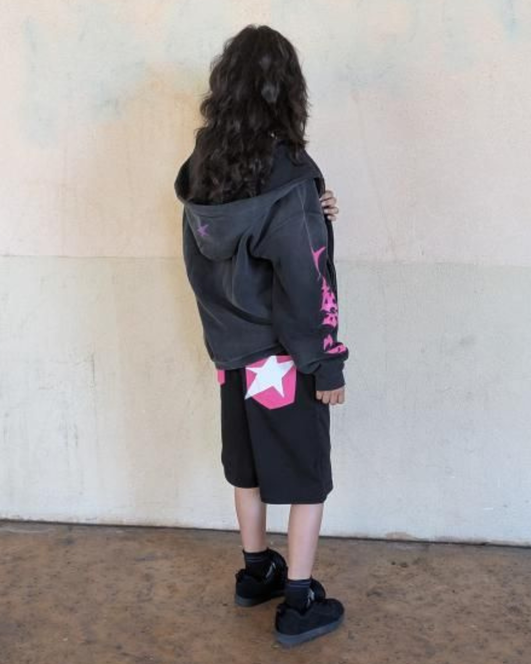 "Black Pink Swag Star" Zip Up